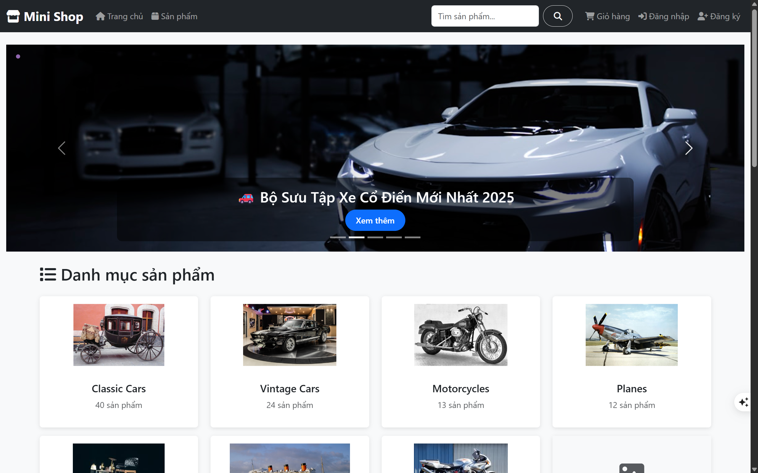 Vehicle E-Commerce Platform